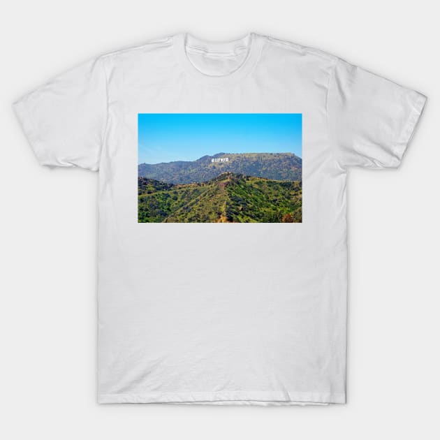 Hollywood Sign from Griffith T-Shirt by bobmeyers